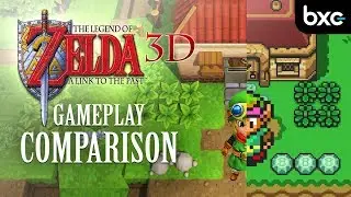 Zelda: ALTTP built in Dragon Quest Builders 2 | Tour around the Overworld Comparison