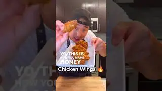 Honey Garlic Chicken Wings 🍗🥵🔥