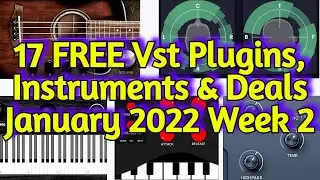 17 Best New FREE VST PLUGINS, Vst Instruments, SAMPLE PACKS & Huge Deals - JANUARY 2022 Week 2