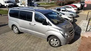 Установка рейлингов Hyundai Starex H1, с разбором потолка, вид изнутри