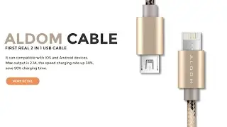 ALDON CABLE un 2 en 1