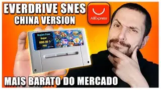 Cartucho Everdrive Super Nintendo 800 em 1 Ver. China Aliexpress vale a pena? Everdrive SNES barato!