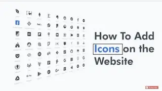 How To Add Icons on the Website | Add Icons in Html and CSS