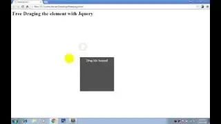Freely Drag an Element With Jquery