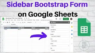 Create Sidebar Bootstrap Form on Google Sheets