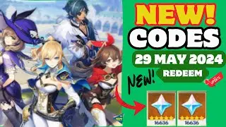 🎁29 MAY New⚡REDEEM!🎁GENSHIN IMPACT REDEEM CODES 2024 - GENSHIN IMPACT CODES 2024