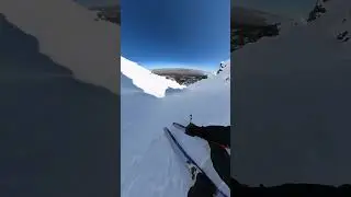 горные лыжи #фрирайд