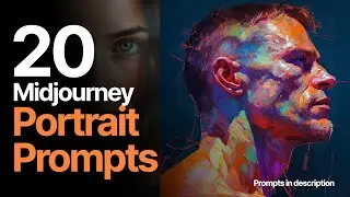 20 Midjourney Portrait Prompts (Prompts in description)