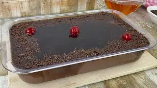 JUST MIX, THE EASIEST AND DELICIOUS CHOCOLATE DESSERT - NO STOVE 🔥