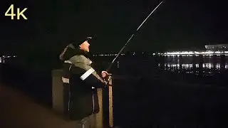 Рыбалка на рыбца (сырть) с набережной Ростова.