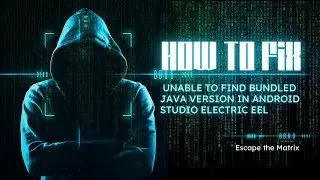 How to fix - unable to find bundled Java version in Android studio Electric Eel
