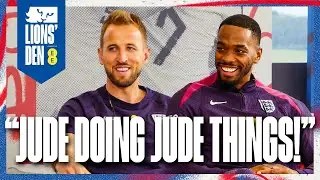 Kane and Toney On Jude's Bicycle Kick, Limbs! & Strikers Union Ep.12 | Lions' Den Connected By EE