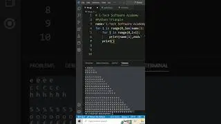 Triangle Program using Python #shortsfeed  #shorts #shortvideo #viralshorts #tutorial
