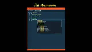 how to make text Animation 