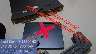 I RETURNED ACER PREDATOR HELIOS NEO 16 2023 2 TIMES....WHYYY???