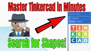 Tinkercad Shape Search is HERE! Epic free shape catalog combo 💯🔥