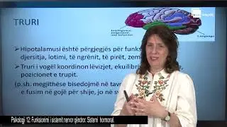 Funksionimi i sistemit nervor qendror. Sistemi hormonal | Psikologji 12