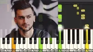 JONY, HammAli & Navai -  Без тебя я не я На пианино 