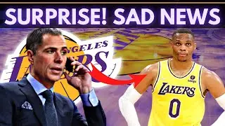 BREAKING NEWS! LAKERS CONFIRM SAD NEWS FOR RUSSELL WESTBROOK! TODAY'S LAKERS NEWS ‐