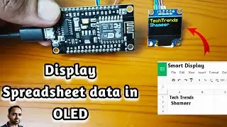 How to Read Data From Spreadsheet and Display in OLED | ESP8266 Projects