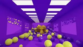 Blender 2.9 Particle Slow Motion (Molecular add-on)