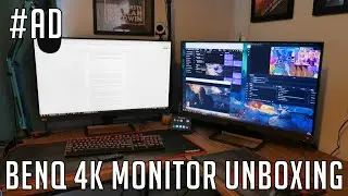 BenQ EW3280U 4K Entertainment Monitor Unboxing 