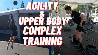 Upper Body Complex Training To Build Power! Strength And Conditioning Coach Agility Training Session