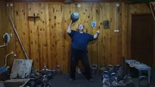 60 KG KETTLEBELL BOTTOM UP PRESS 2 REPS ЖИМ ГИРИ 60 КГ НАПОПА 2 РАЗА