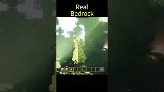 Bedrock cada vez mais parecido com RTX #mcpeshaders #minecraft #texturepack