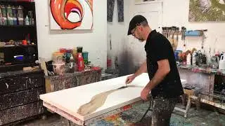 Abstract Art Rapid Demonstration Art Lesson Promo