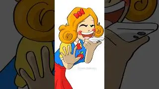 miss delight - waka waka eh eh 😅😁 | Poppy Playtime Chapter 3 #shorts #poppytime #fypyoutube