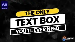 Create a Master Text Box in After Effects - Adobe After Effects Tutorial