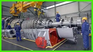 This is How GAS Turbine Works - Giant Gas Turbine Engine Assembly Process