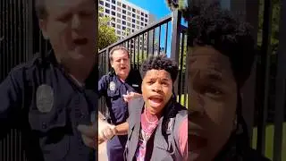 A POLICE OFFICER GOT MAD AT ME FOR SINGING 😱😰 