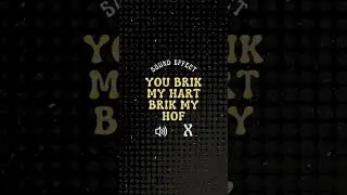 You Brik My Hart Brik My Hof Viral Sound Effect #shorts #short #viral #soundeffects