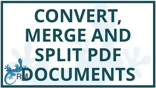 Academic tools and resources: Convert, merge and split PDF documents