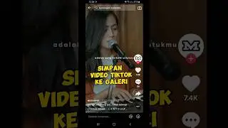 Simpan Video Tiktok Ke Galeri, Tanpa Aplikasi 