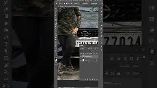 How to remove any text or a number plate in Photoshop | Tutorial by BisakhaDatta