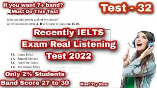 VERY HARD LISTENING TEST 2022 | IDP REAL IELTS LISTENING TEST 2022 | NEW IELTS LISTENING TEST 2022