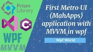 First Metro UI application with MVVM in wpf