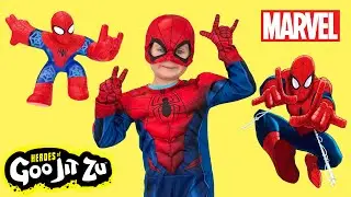 Герои Гуджитсу Марвел Человек-Паук и его Силы Goo Jit Zu Marvel Spider-Man