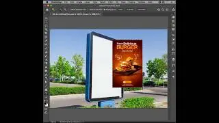 Mockup with Vanishing Point Filter in Photoshop 