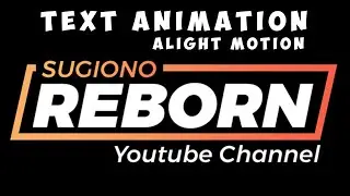 MINIMAL TITLES ANIMATION SIMPLE - ALIGHT MOTION TUTORIAL