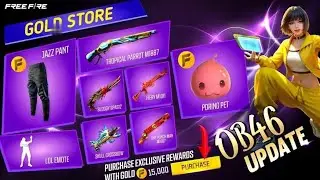 Gold store ob46 update😀 || ff new event || ff gold new event || #freefire #video