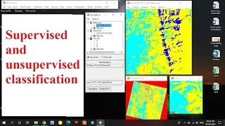 Supervised and unsupervised classification in Envi