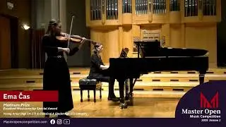World Master Open Music Competition Winner Showcase - Ema Čas