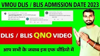 VMOU BLIS / DLIS / M.A.  ALL COURSE NEW SESSION  ONLINE FORM START DATE OUT 2023  by Sudheer Goswami