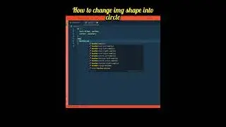 how to change square image into circle in html & css #coding#programming#projects#html #css#htmlcss
