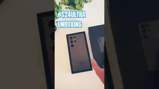 Samsung S24 Ultra Unboxing - Titanium Black ✨ Introducing the First Al Smart Phone