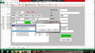 SALES INVOICE EXCEL VBA PART 3